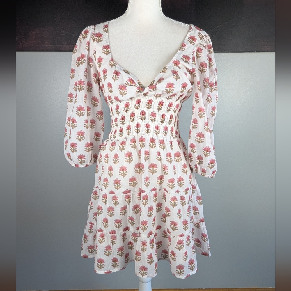 Reformation Mini Floral Dress